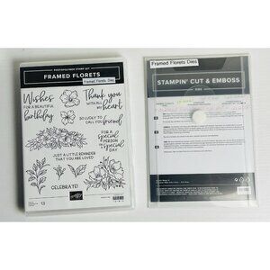 FRAMED FLORETS‎ Stamp Set & Dies- Retired Stampin' Up All-Occasion Bundle